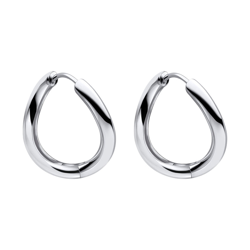 Beginnings Infinity Twist Hoop Earrings