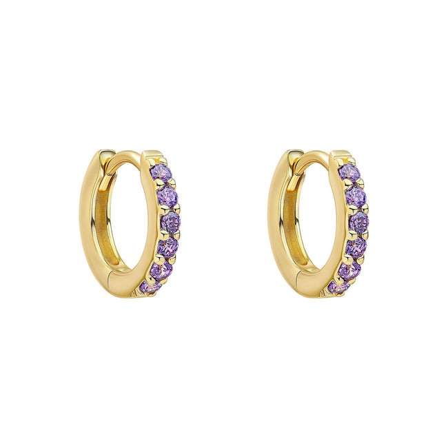 Pendientes de aro de cristal Beginnings