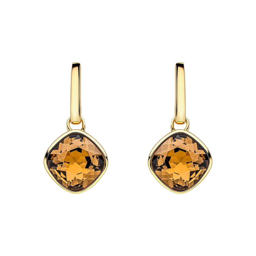 Beginnings Cushion Cut Crystal Drop Stud Earrings