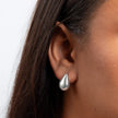 Beginnings Highly Polished Droplet Stud Earrings