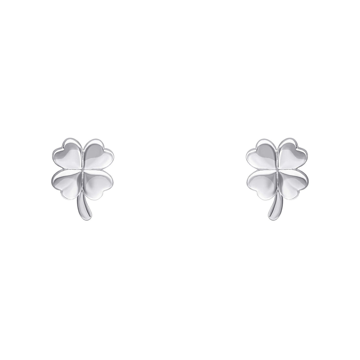 Beginnings Four Leaf Clover Stud Earrings