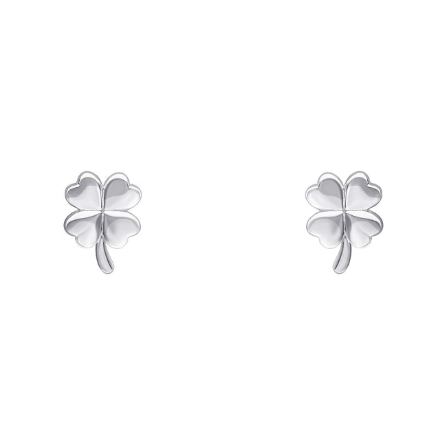 Beginnings Four Leaf Clover Stud Earrings