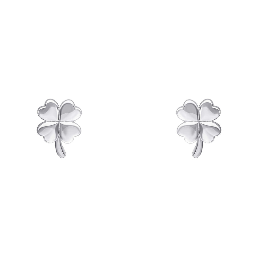 Beginnings Four Leaf Clover Stud Earrings