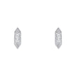 Beginnings Elongated Hexagon Stud Earrings