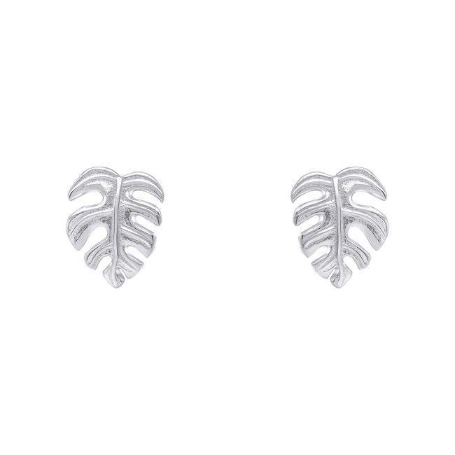 Beginnings Monstera Leaf Stud Earrings