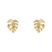 Pendientes de botón Hoja de Monstera de Beginnings