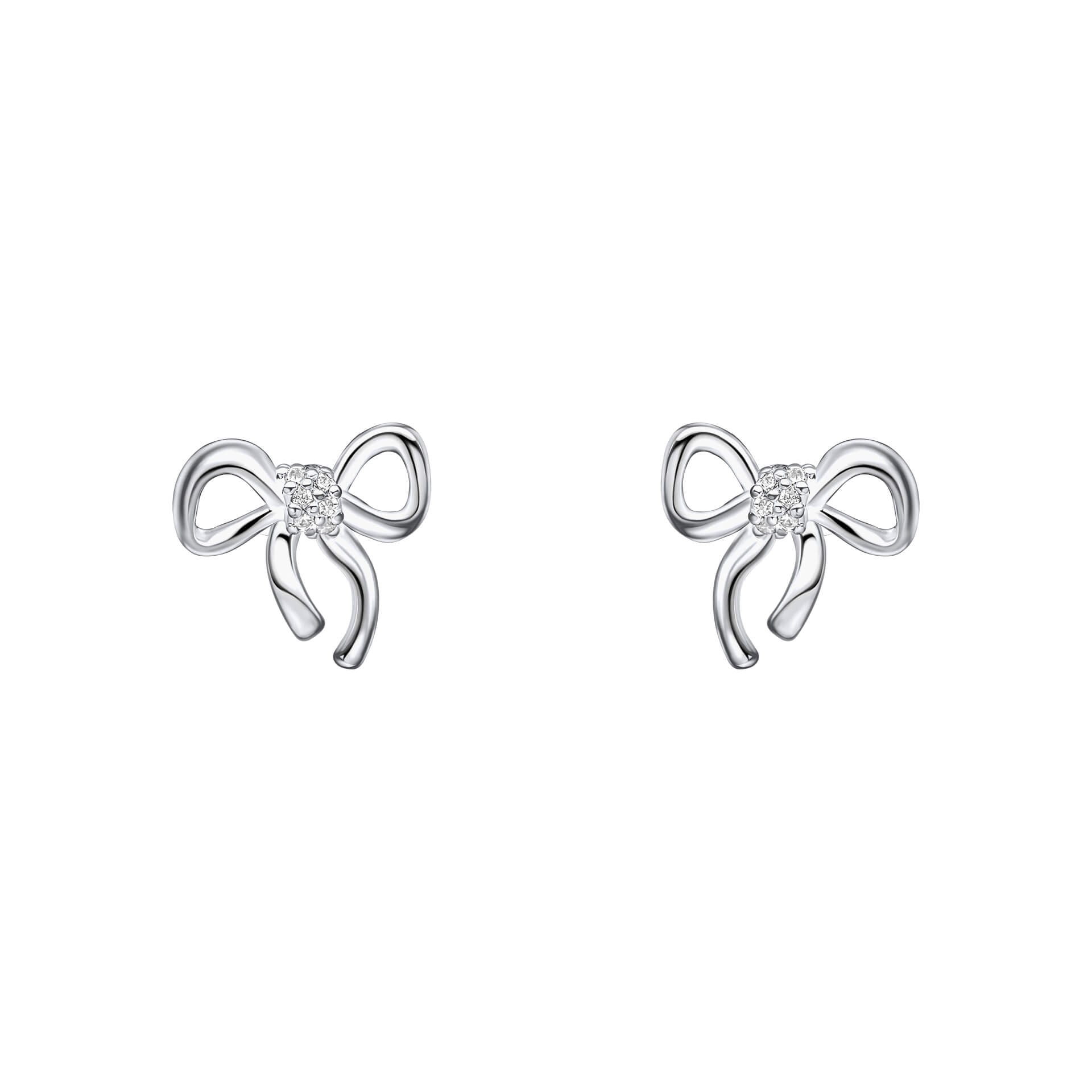 Laura Ashley Fashion Children’s Ribbon Bow Earrings