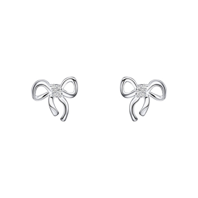 Laura Ashley Fashion Children’s Ribbon Bow Earrings