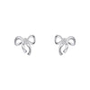Laura Ashley Fashion Children’s Ribbon Bow Earrings
