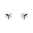Beginnings Polished Heart Stud Earrings