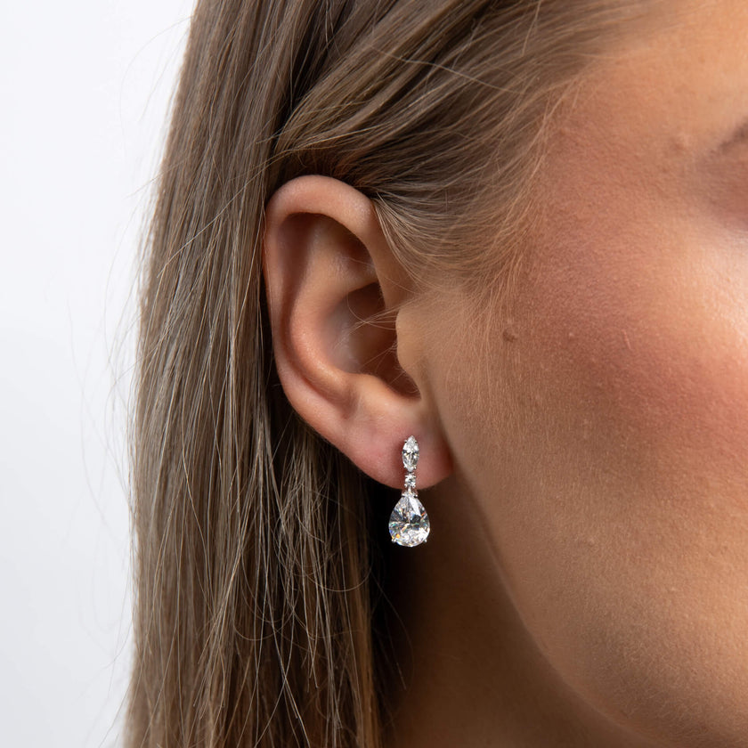 Diamonfire Ohrringe mit Tropfen und Marquise-Schliff