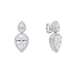 Diamonfire Double Teardrop Statement Earrings