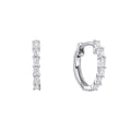 Diamonfire Baguette-Zirkonia-Creolen