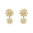 Laura Ashley Silver Thorncliff Daisy Drop Earrings