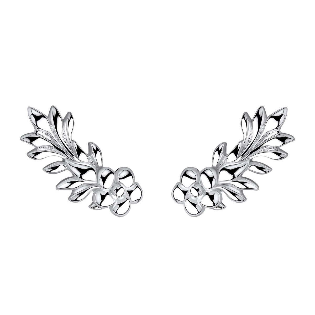 Laura Ashley Silver Naunton Folly Crawler Earrings