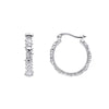Laura Ashley Silver Naunton Folly Hoop Earrings