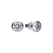 Diamonfire Bezel Set Carat Stud Earrings