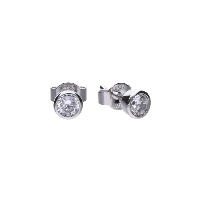 Diamonfire Bezel Set Carat Stud Earrings