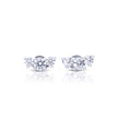 Diamonfire Trio Zirconia Stud Earrings