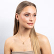 Diamonfire Interlinked Plain and Zirconia Rings Drop Earrings