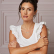 Collar Laura Ashley de Plata con Flores Thornage