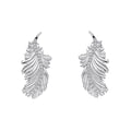 Laura Ashley Silberne Feder-Ohrstecker