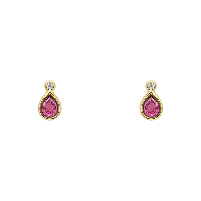 Pendientes con forma de flor Laura Ashley Silver Thornage