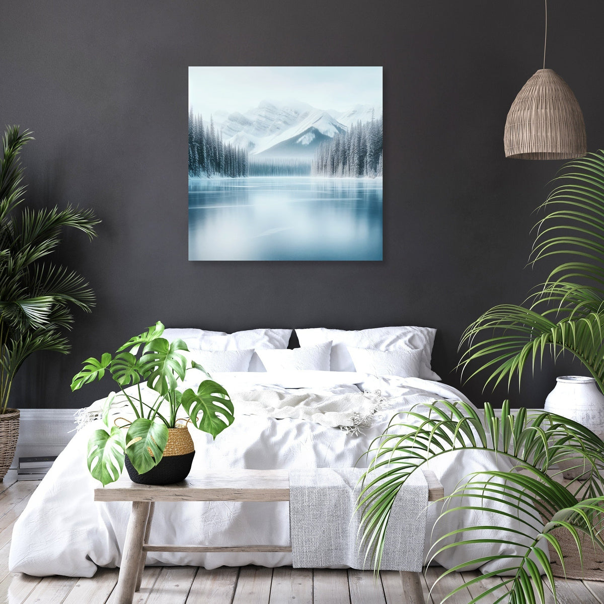 Winter Lake Canvas