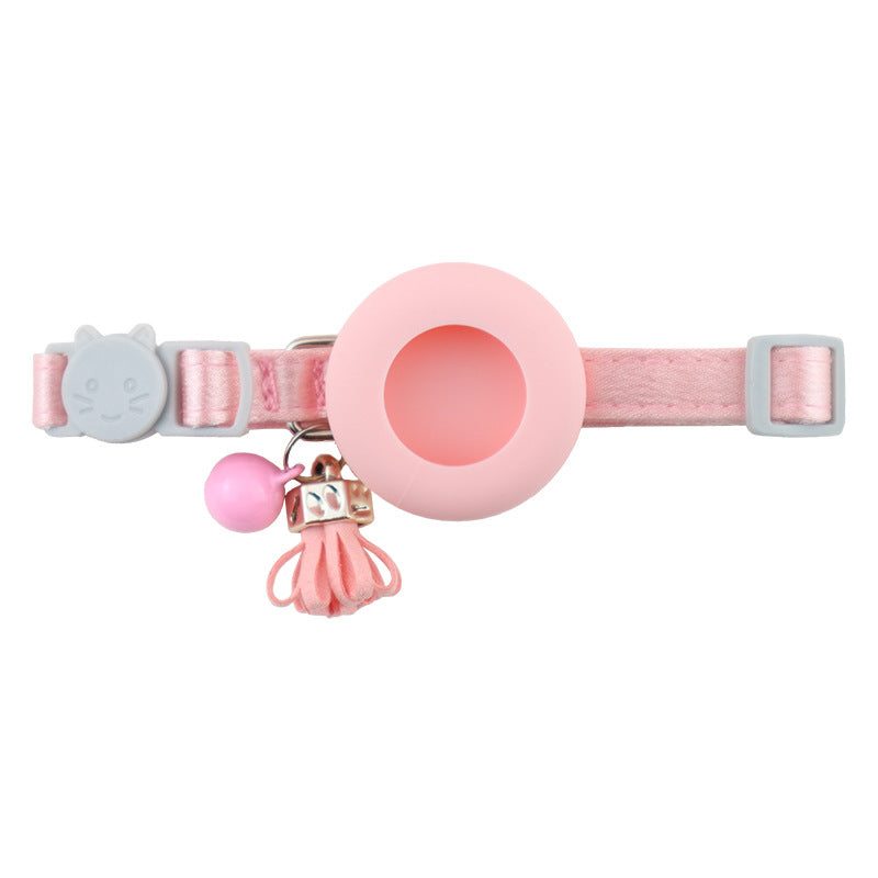 GPS-Halsband Silikonhalterung Haustierhalsband Glocke