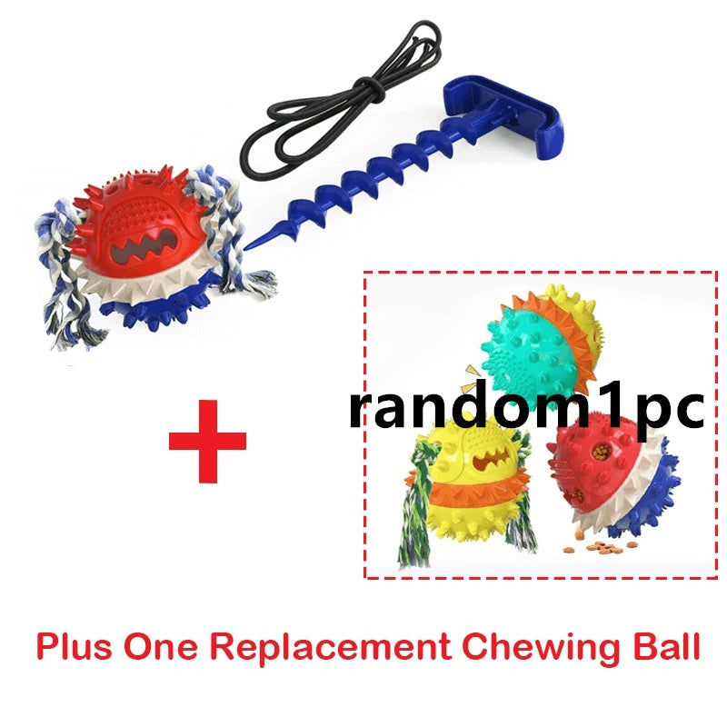Outdoor Tying Dog Ground Pile Ground Nail Traction Rope