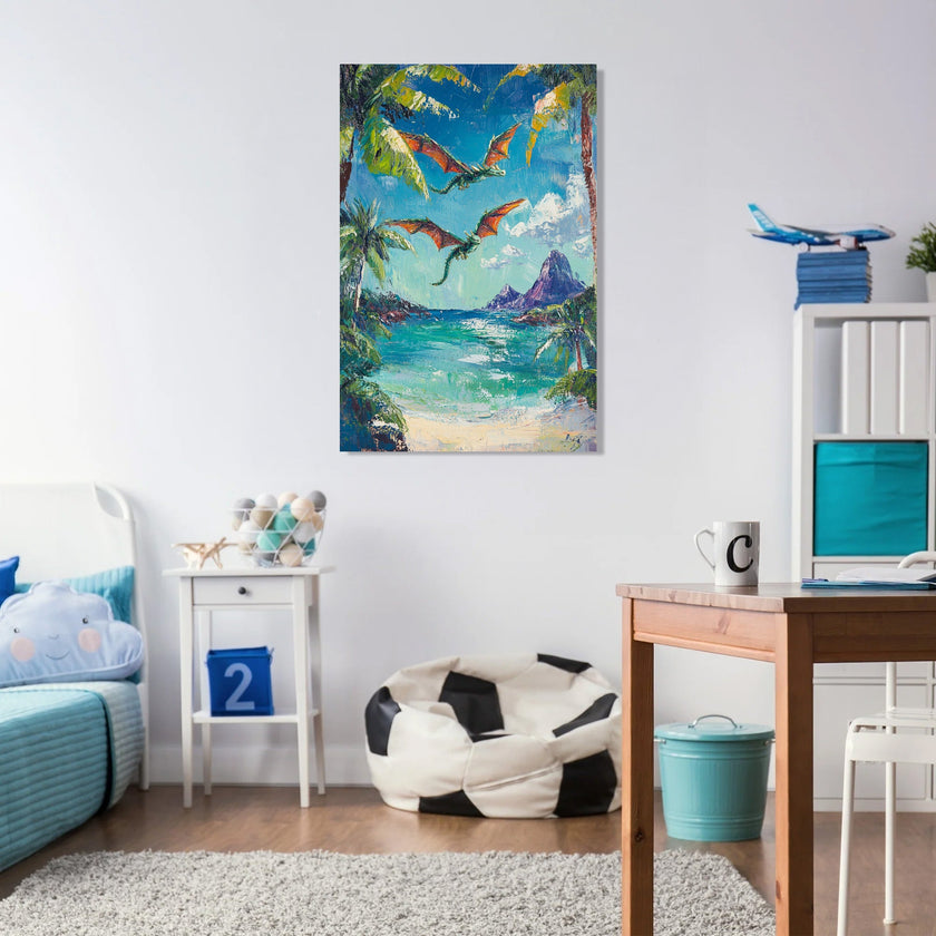 Dragon Island Flight Canvas