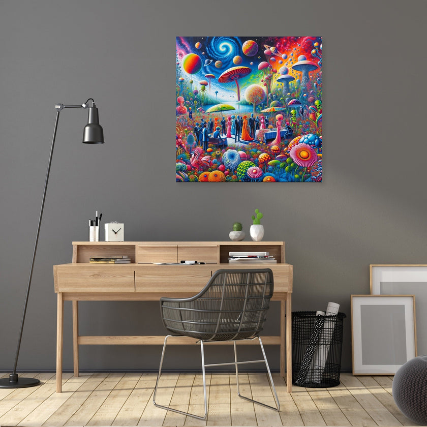 Galactic Garden Gala Canvas