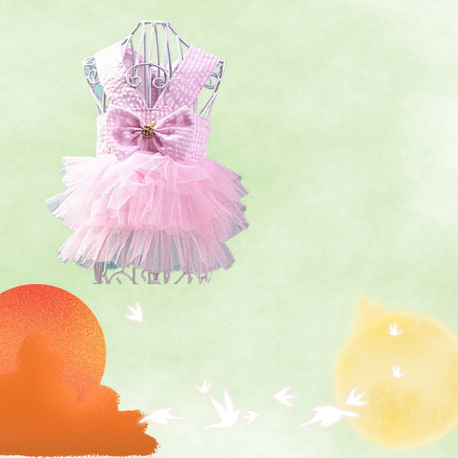 Cat Hanfu Clothes Pet Summer Thin Section
