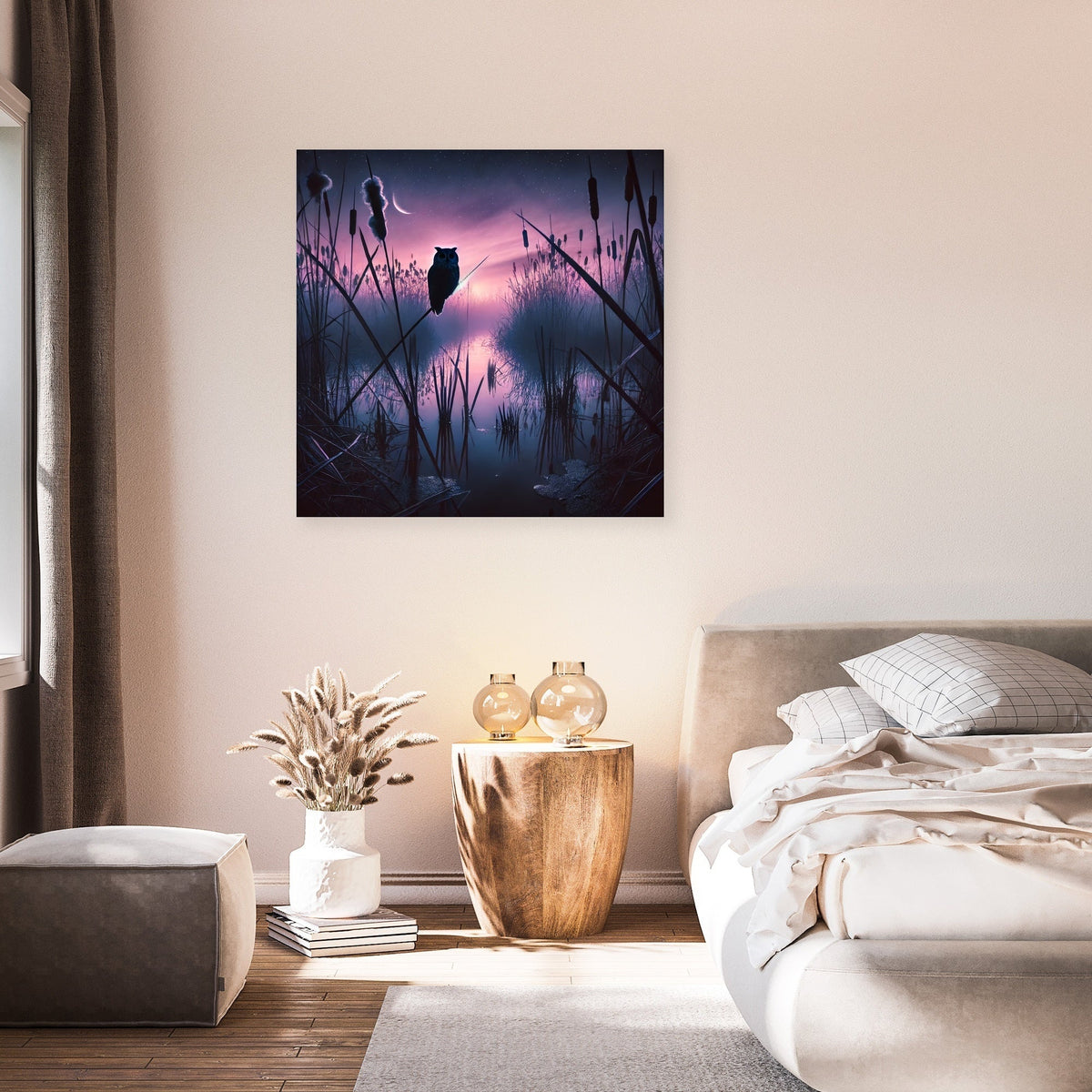 Twilight Marshland Canvas