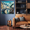 Sunny Day at Dragon Bridge Canvas
