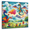 Dreams of the Dragon Playground Canvas