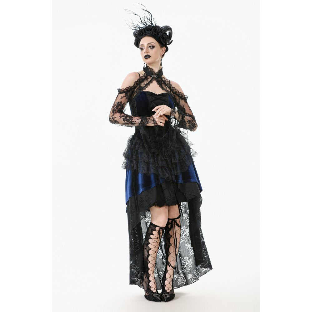 Dark in Love Thalassa Floral Lace Draped Arm Sleeves