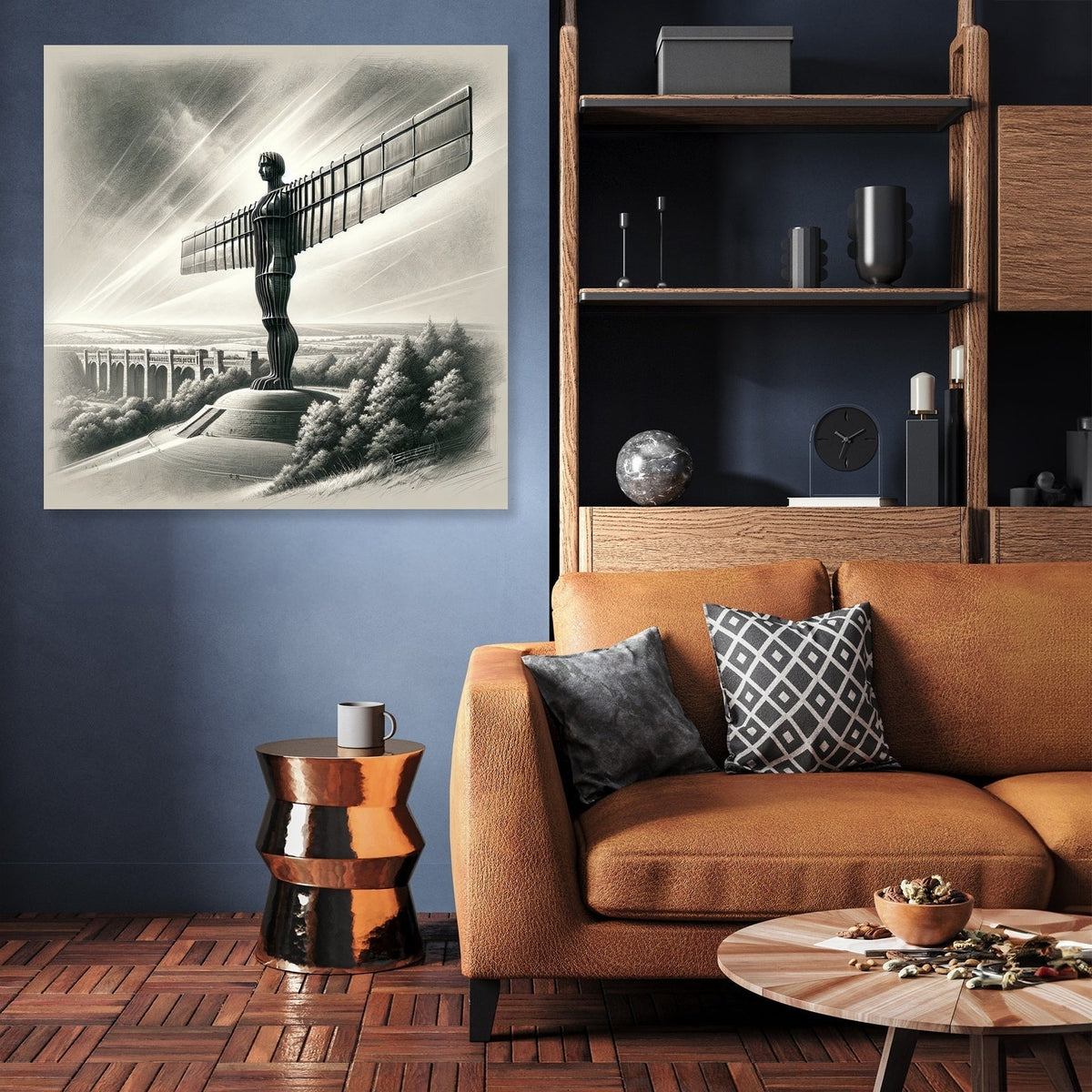 Newcastle Angel of the North Classic Vision Canvas
