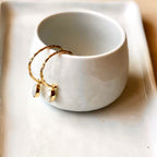 Hydra Gold and Pearl Hoops