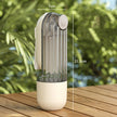 2 In 1 Pet Water Cup Segment Design Green Dog Walking Portable Drinking Cup Dog Feeding Supplies Pet Supplies Dog Walking Water Feeder Pets Products