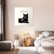 Mysterious Black Cat Canvas