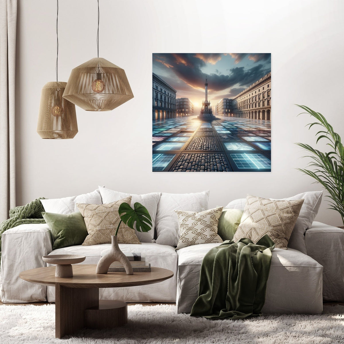 Plaza of Ages Canvas