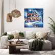 Melancholic Winter Night Canvas
