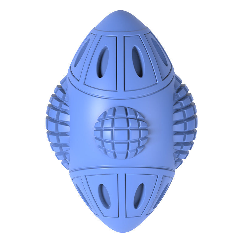 Space Capsule Rubber Puzzle Interactive Dog Toy