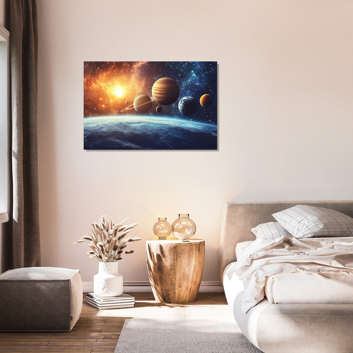 Planetary Elegance Canvas