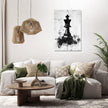 Chessboard Contemplation Canvas