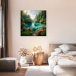 Hidden Paradise Lagoon Canvas