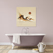 Tranquil Mountain Splash Canvas