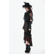 Dark in Love Gothic Elegant Velvet Mermaid Skirt