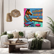 Retro Horse Bar Canvas